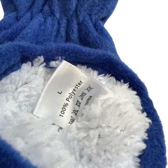 SimpliKids Fleece Sherpa Lined Train Kids Winter Hat & Mittens Set 5-7 Years New - Picture 7 of 9